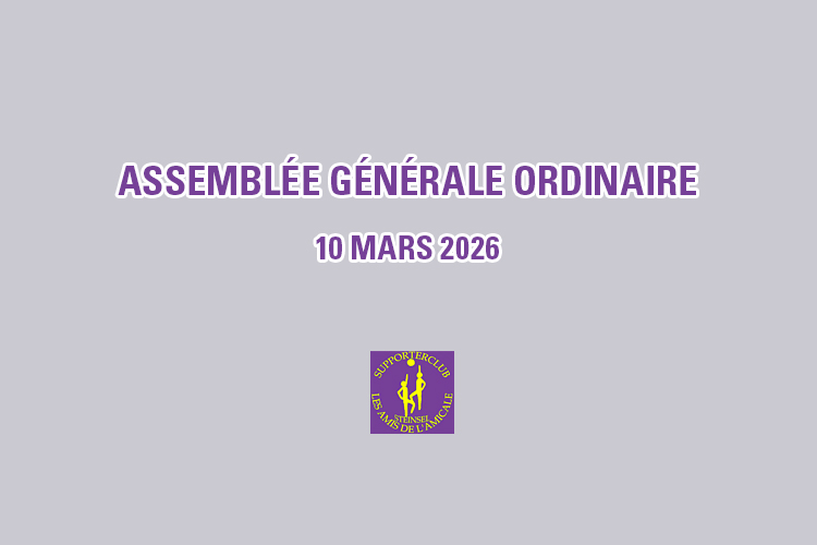 Featured image for “Supporterclub – INVITATION à l’Assemblée Générale Ordinaire”